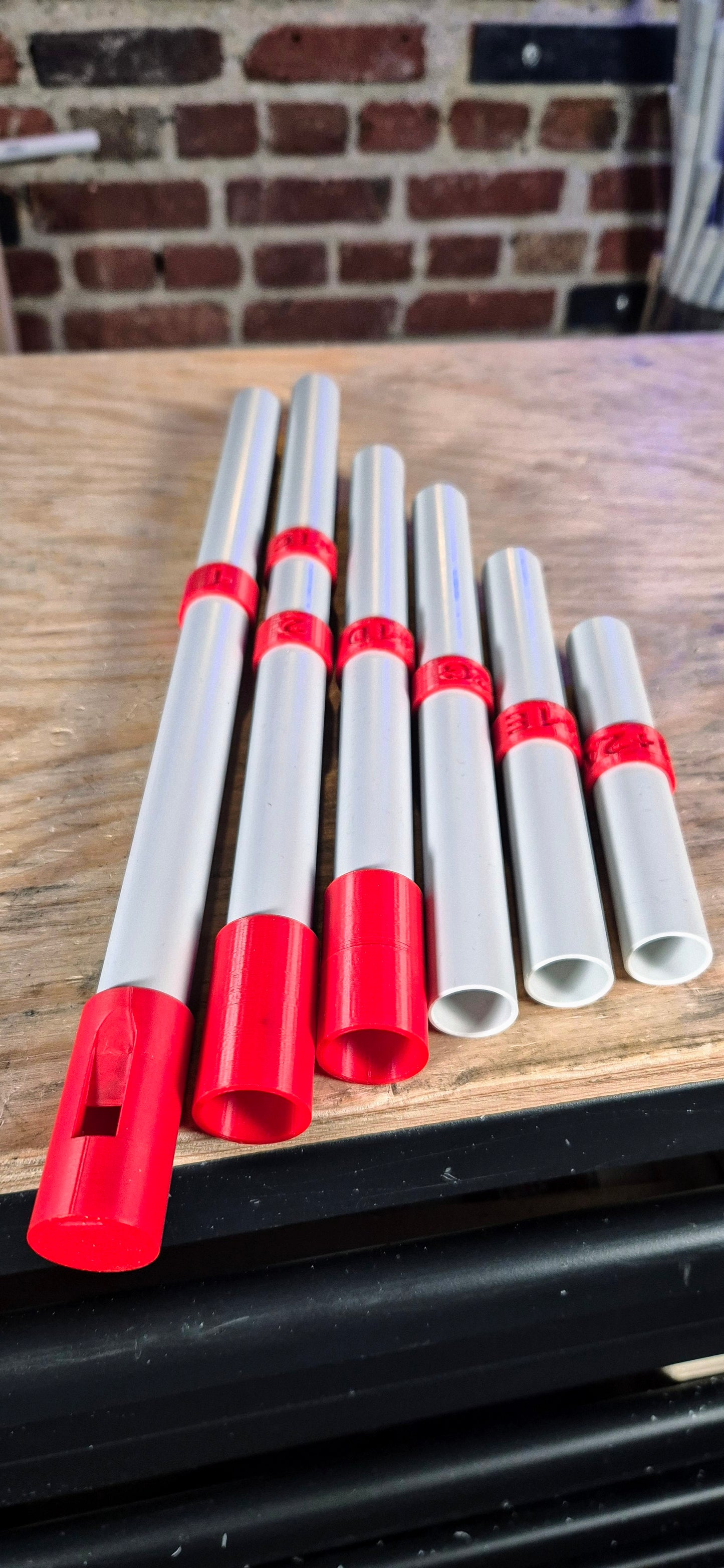 overtone flute BY BRAS 5 in 1, in E, D, C, A, and G