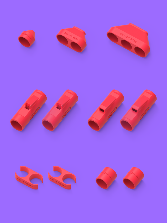 Modular Flute DIY Bundle — 11 3D Printed Parts