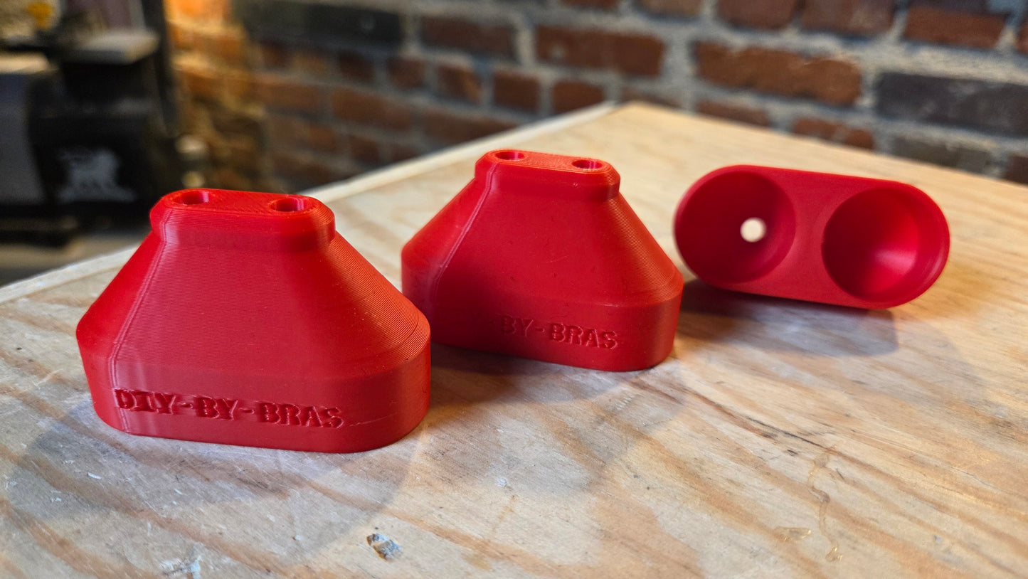 Double Mouthpiece 25mm — digital file for 3D Printing (STL) — DIY BY BRAS