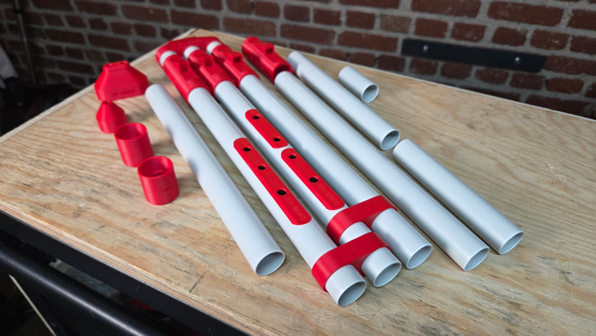 New Modular Triple Flute Kit 20 in 1, 25mm BY BRAS
