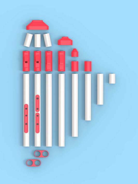 New Modular Triple Flute Kit 20 in 1, 25mm BY BRAS