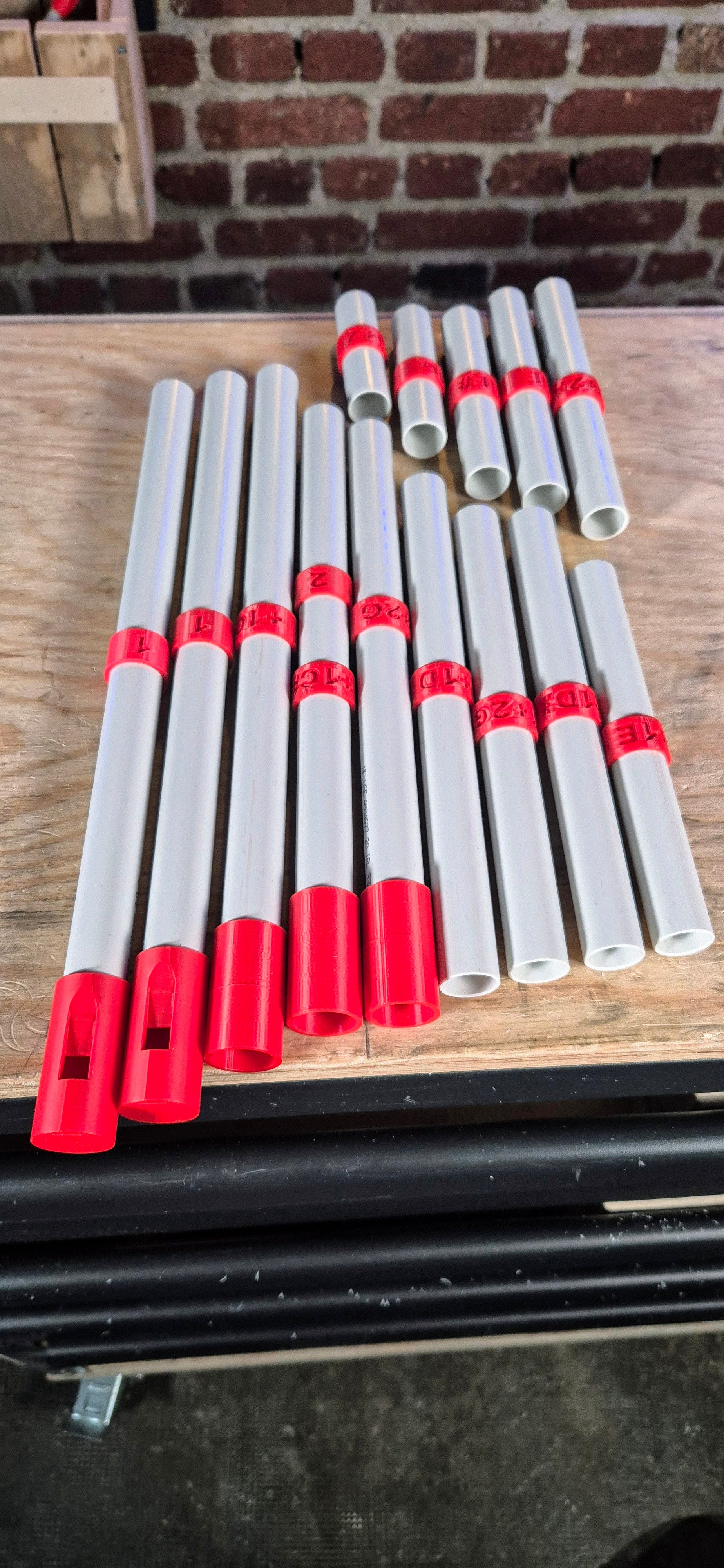 overtone flute BY BRAS chromatic kit, 13 in 1, 2 heads, semitones from ...