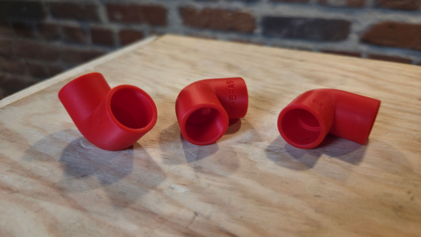 90° Connector 16mm — digital file for 3D Printing (STL) — DIY BY BRAS