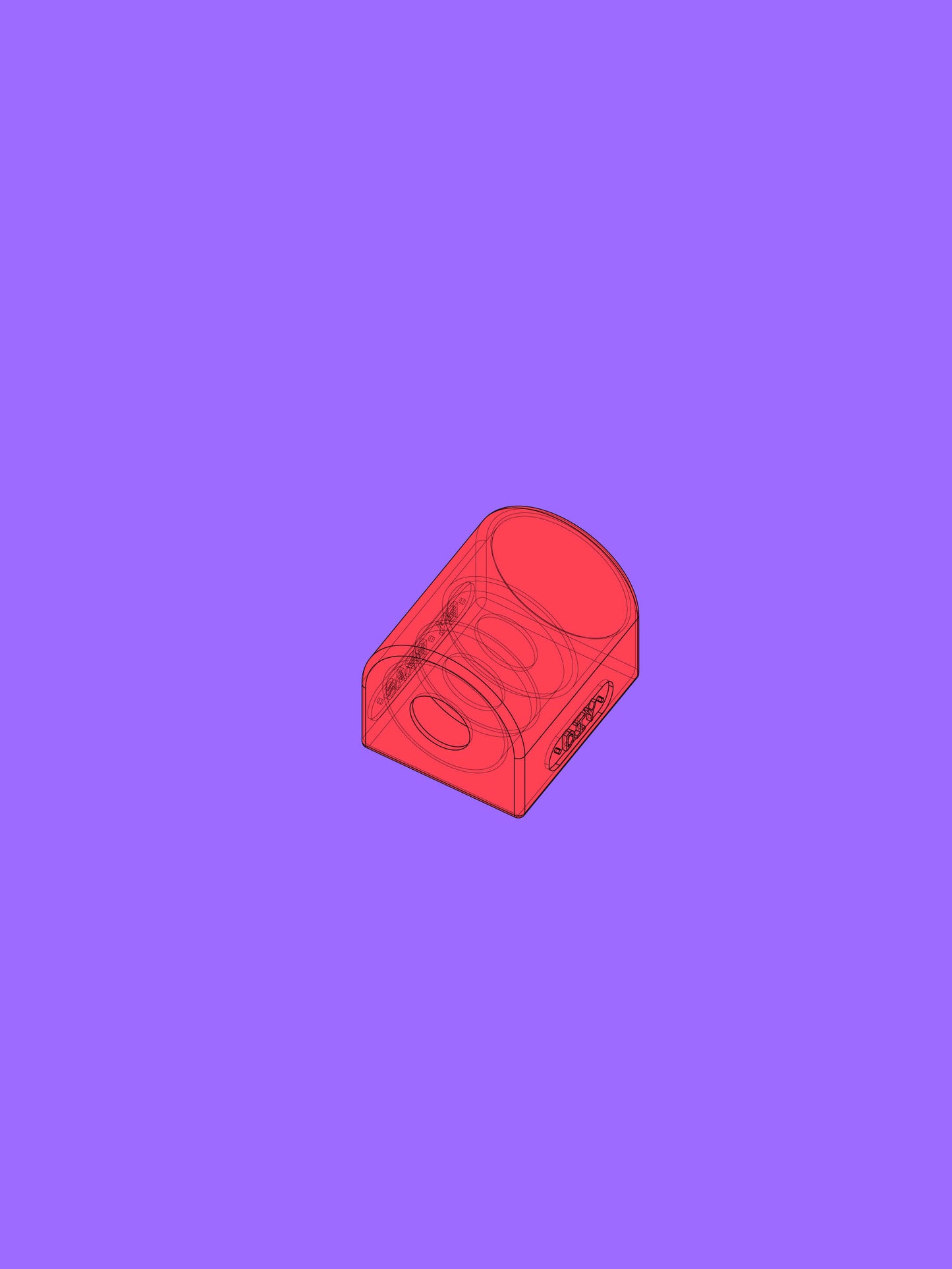 Wind Flute Head 25mm — digital file for 3D Printing (STL) — DIY BY BRAS